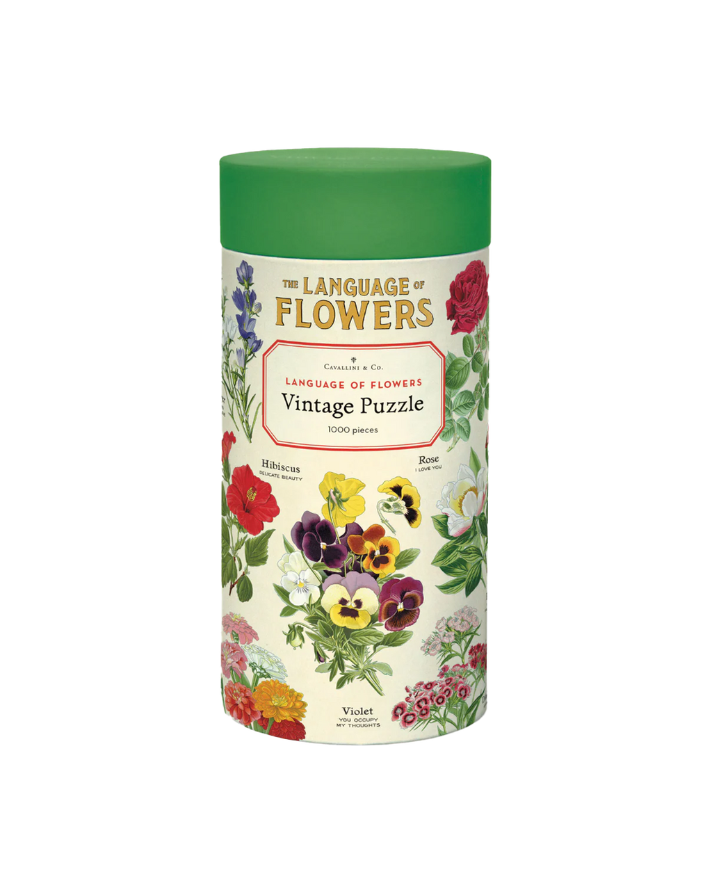 Vintage Language Of Flowers Puzzle