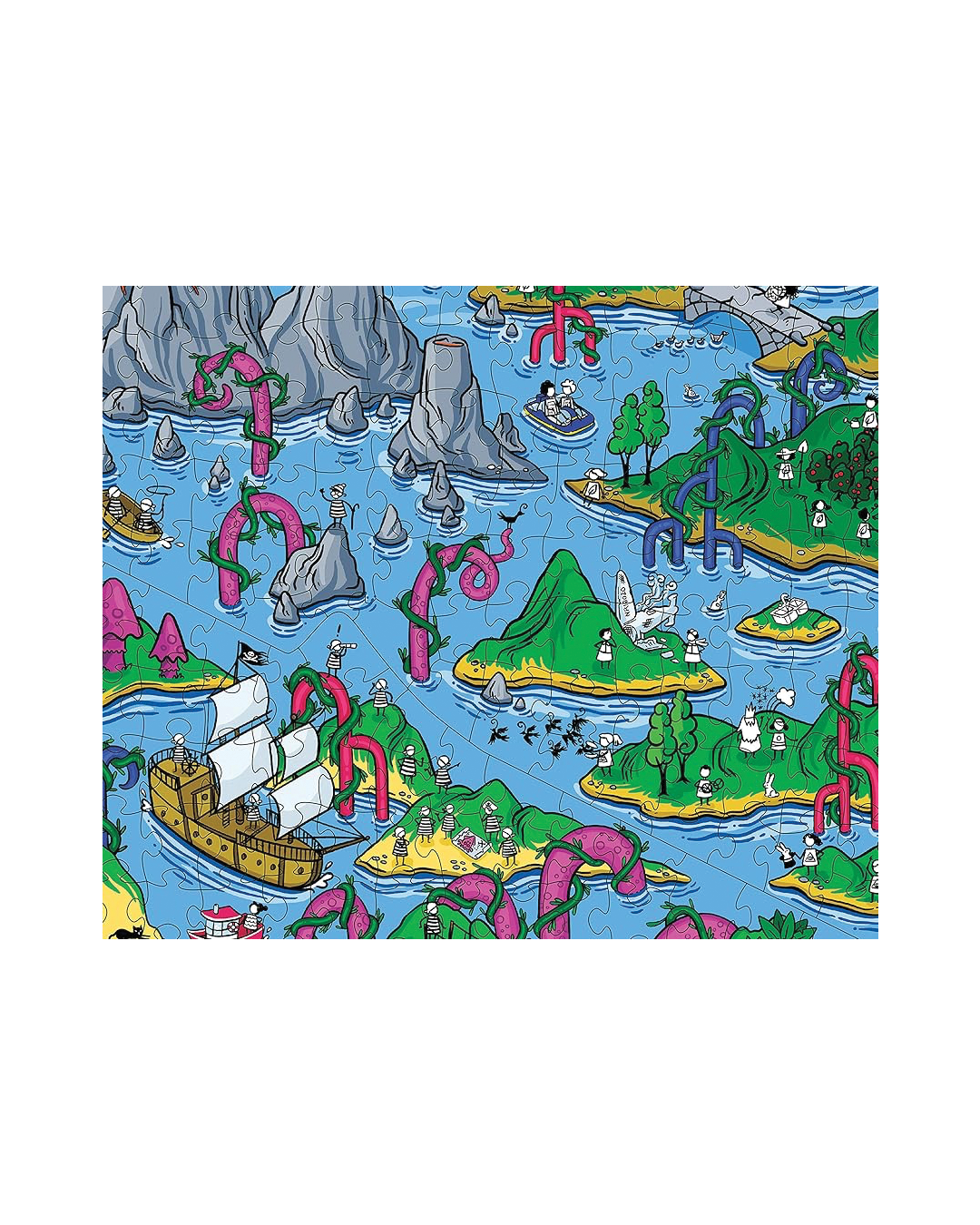 The Happy Isles - 1,000-Piece Magic Jigsaw Puzzle