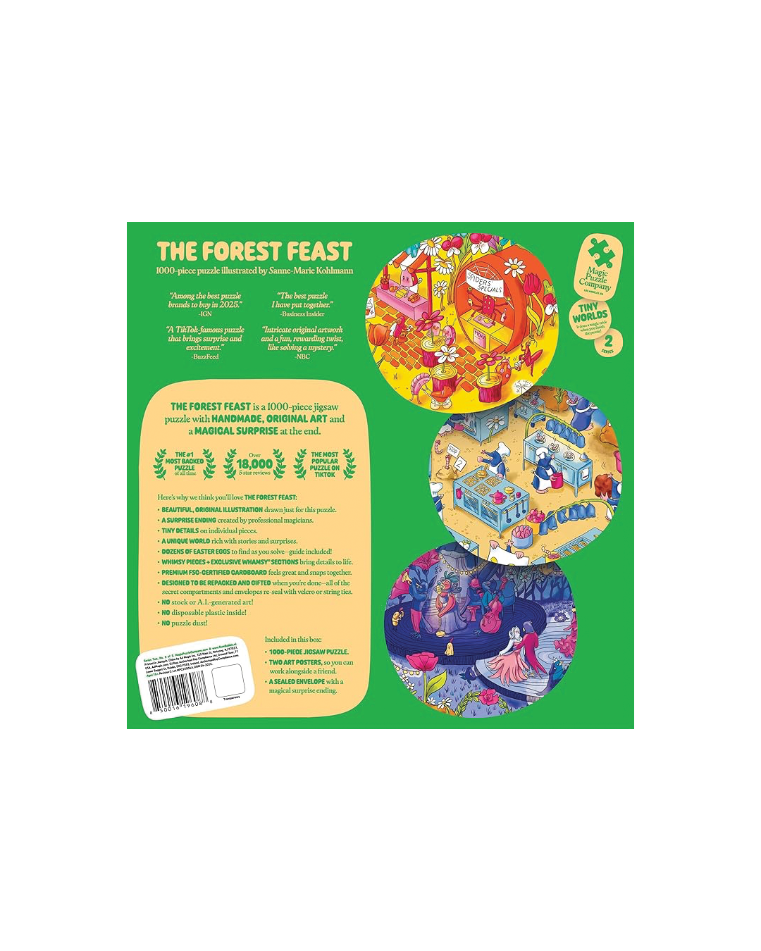 The Forest Feast - 1,000-Piece Magic Jigsaw Puzzle