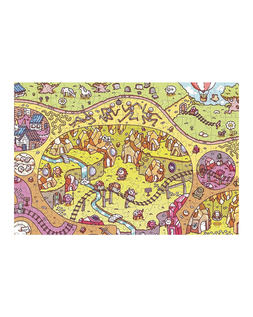 The Crystal Caves - 1,000-Piece Magic Jigsaw Puzzle