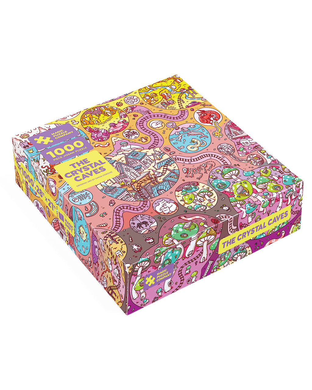 The Crystal Caves - 1,000-Piece Magic Jigsaw Puzzle