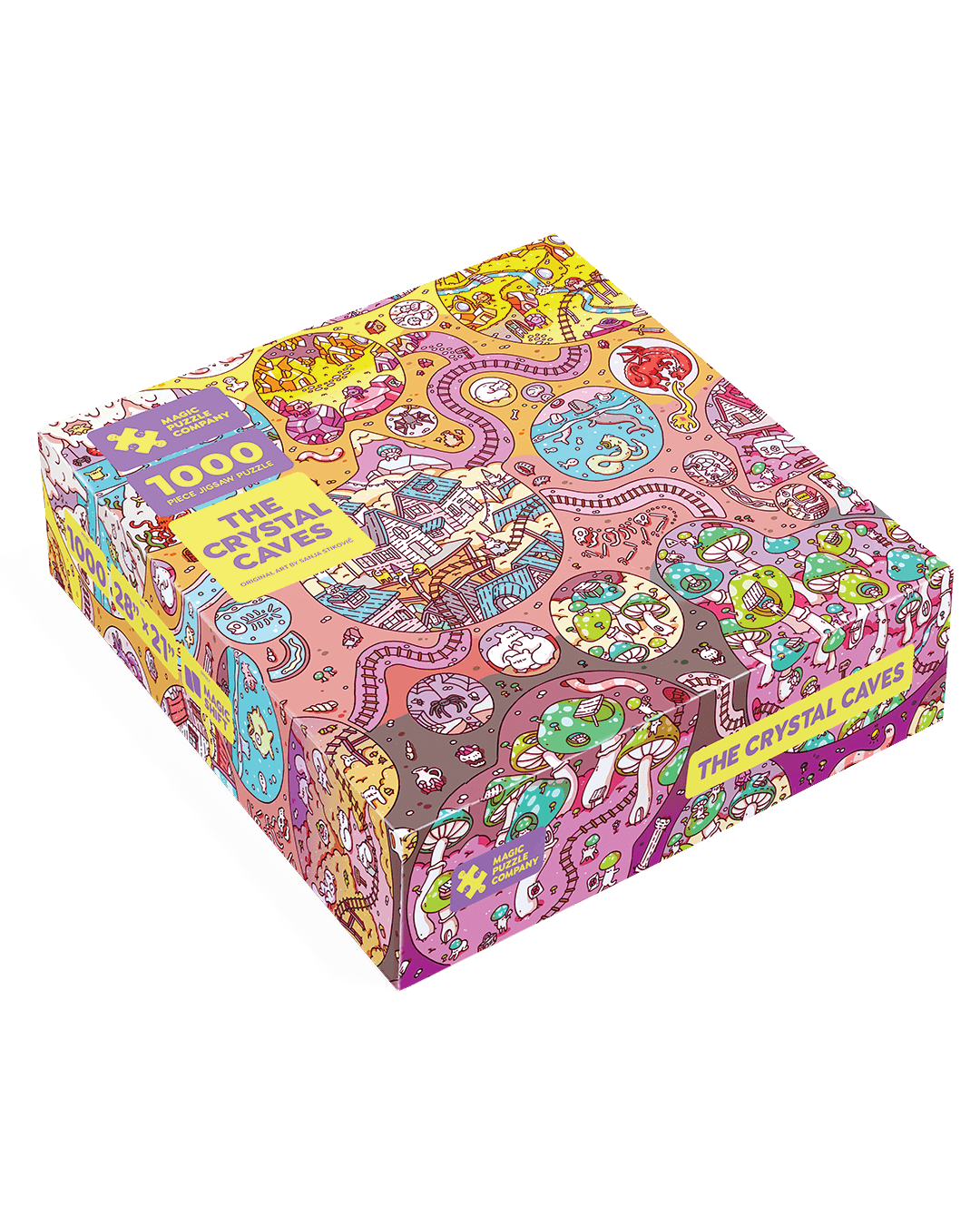 The Crystal Caves - 1,000-Piece Magic Jigsaw Puzzle