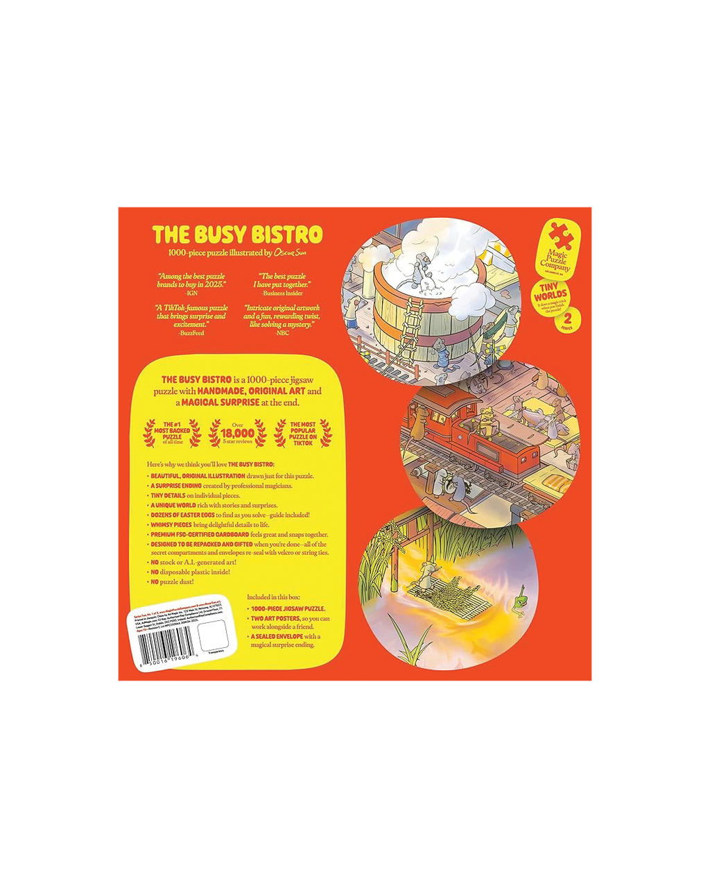 The Busy Bistro - 1,000-Piece Magic Jigsaw Puzzle