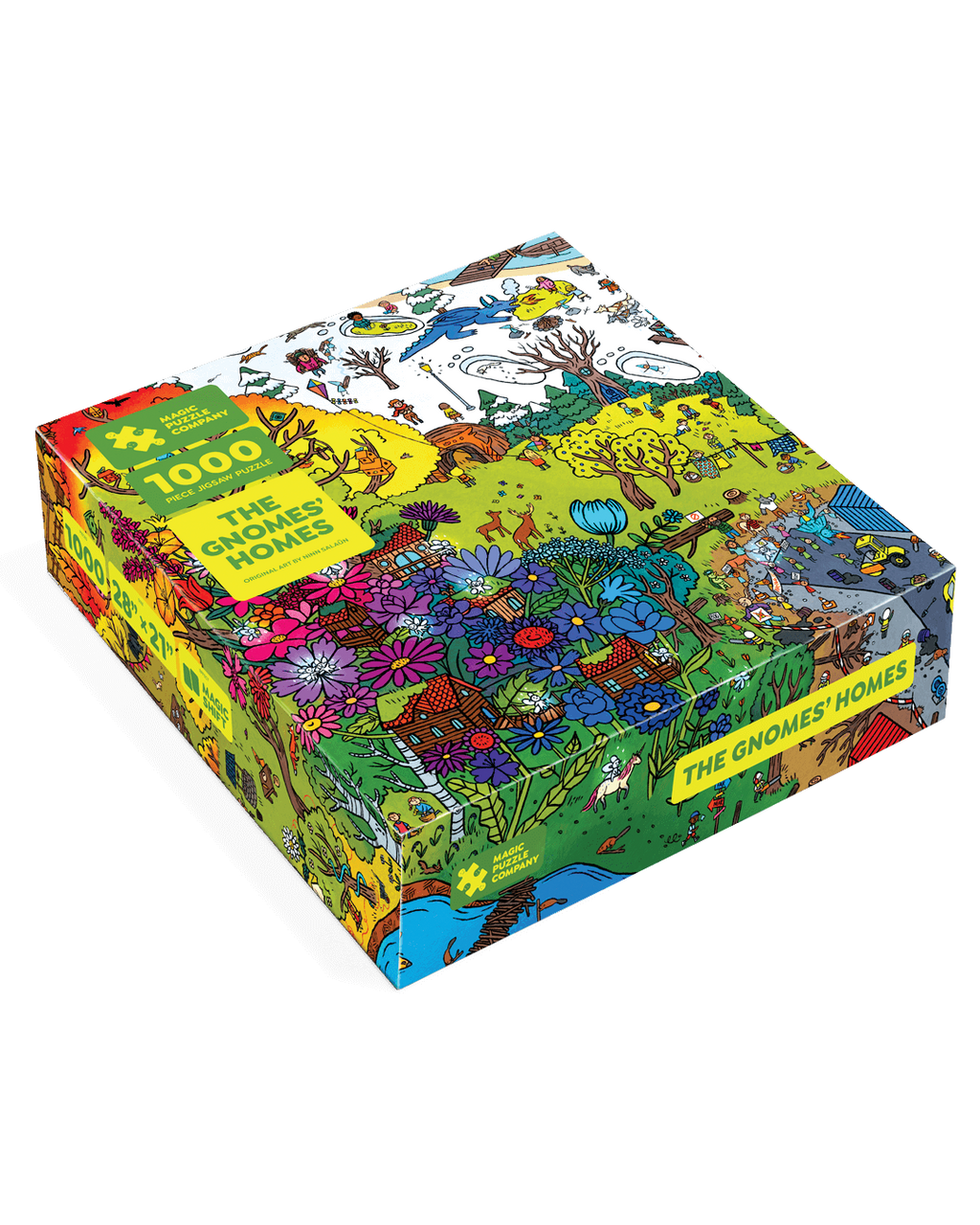 The Gnomes' Homes - 1,000-Piece Magic Jigsaw Puzzle