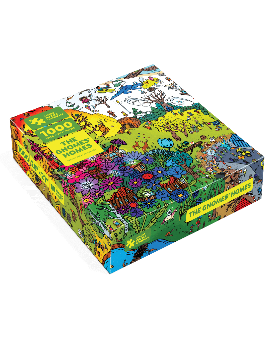 The Gnomes' Homes - 1,000-Piece Magic Jigsaw Puzzle