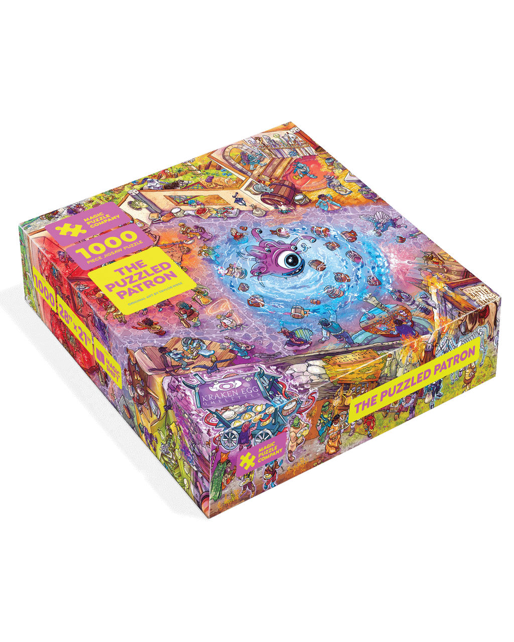 The Puzzled Patron - 1,000-Piece Magic Jigsaw Puzzle