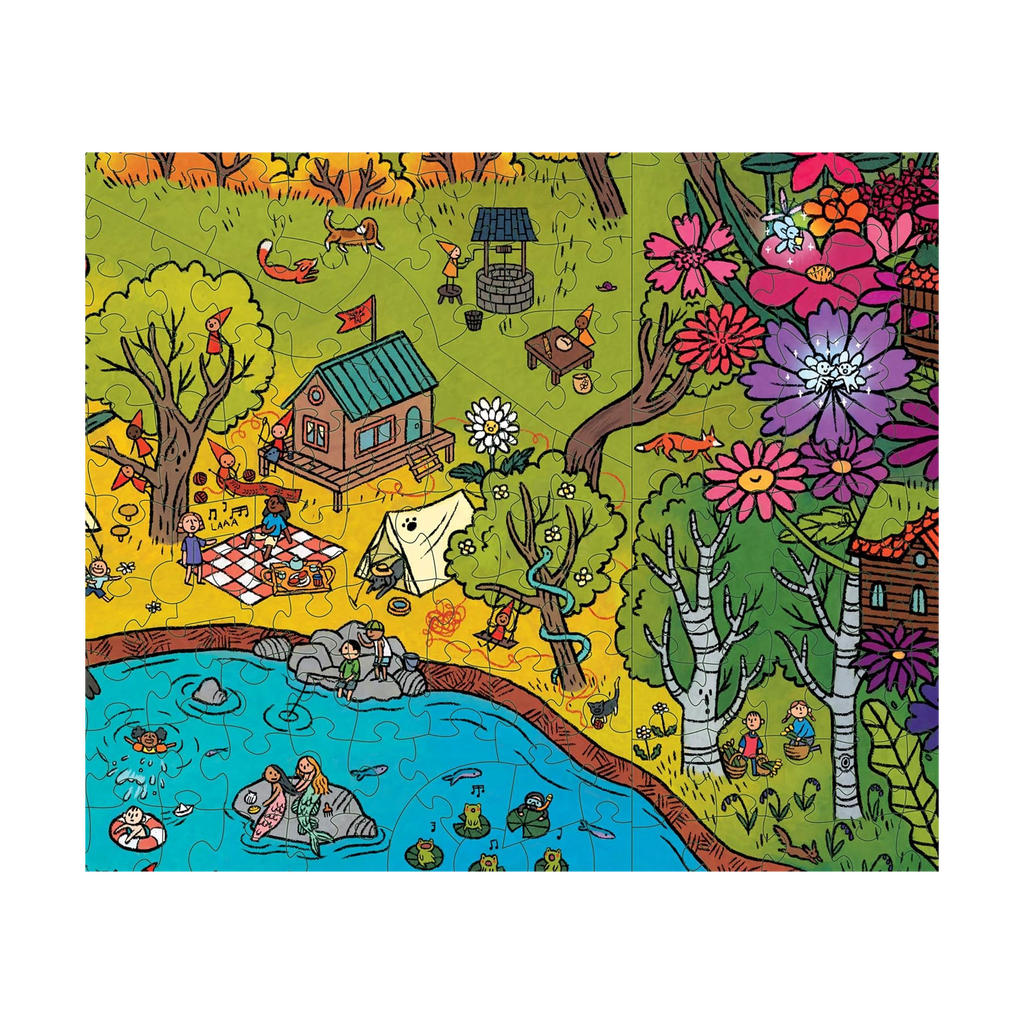 The Gnomes' Homes - 1,000-Piece Magic Jigsaw Puzzle