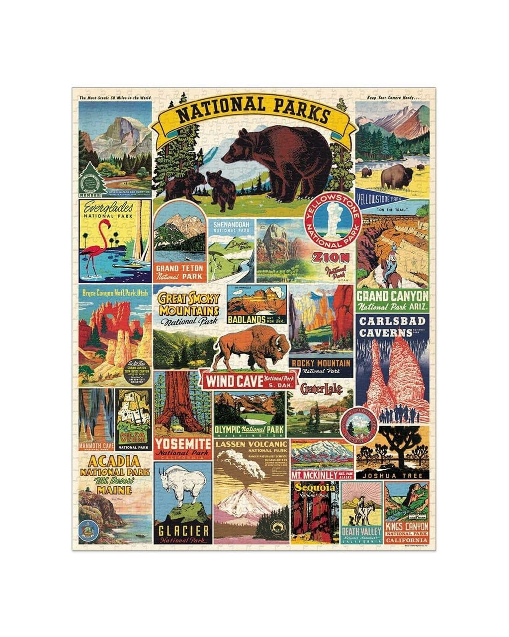 Vintage National Parks Puzzle